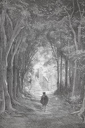 Charles Perrault, Contes, La Belle au bois dormant, "Il marcha vers le château qu'il voyait au bo...