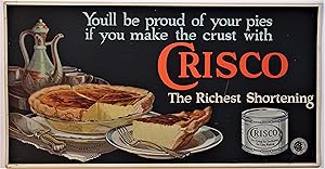 (Advertising - Trolley Car) You'll be Proud of Your Pies if You Make the Crust with CRISCO The Ri...