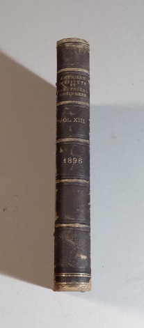 Transactions of the Institute of Electrical Engineers, Vol. XIII 1897 Leatherbound