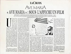 "AVE MARIA" Réalisé par Jacques RICHARD en 1984 avec Anna KARINA, Isabelle PASCO, Feodor ATKINE /...