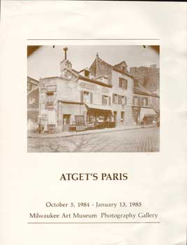Atget's Paris October 5, 1984 - January 13, 1985