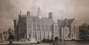 South East View Of The New Hall And Library, Lincoln's Inn. Stationers' Almanack, 1844.