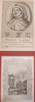 William Caxton Who First Practiced The Art Of Printing In England In 1474. With Caxton's House In...