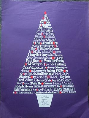 We At Typographic House Wish You a Happy Christmas Poster