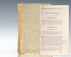 Acts Passed at the First Session of the Ninth Congress of the United States.Begun and Held at the...
