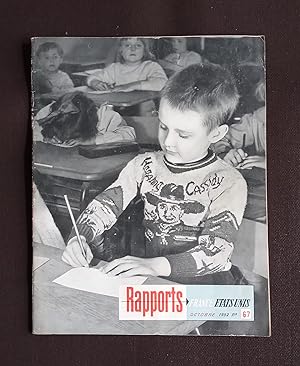 Rapports France-Etats Unis - N°67 Octobre 1952