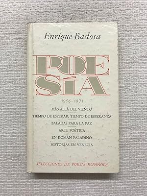 Poesía 1956-1971