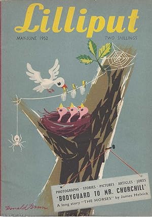 Lilliput Magazine. May-June 1952. Vol.30 no.5 Issue no.180. Ronald Searle drawings, James Helvick...