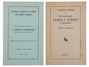 2 Speeches by 2 South Carolina Governors Commenting on Lynching, 1948 and 1951