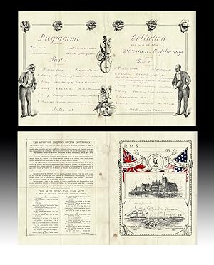 [Black Americana] 1899 Entertainment Programme in Aid of the Seamen's Orphanage w. Black Caricatures