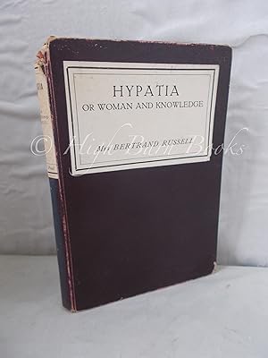 Hypatia, or Woman and Knowledge