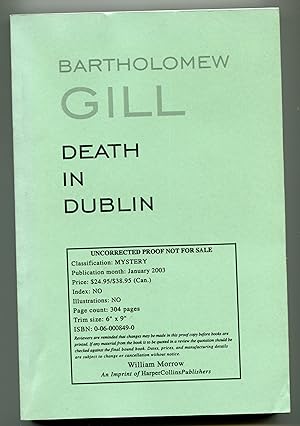 Death in Dublin: A Novel of Suspense (Peter McGarr Mysteries)