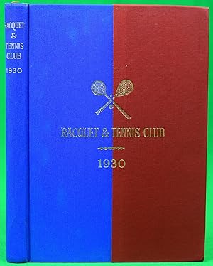 Racquet & Tennis Club Book 1930