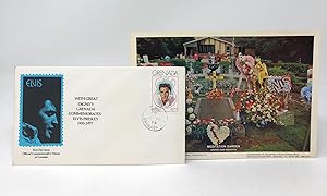 Elvis Presley First Day Issue Stamped Envelope, Grenada, August 16, 1978 with Souvenir from the M...