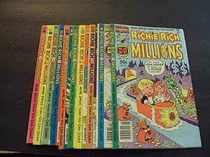 10 Iss Richie Rich Millions #93,97-100,102-106 Bronze Age Harvey Comics