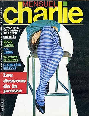 "MENSUEL CHARLIE N°6 (Septembre 1982)" / Couverture par FRENZEL