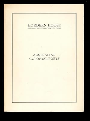 Australian Colonial Poets