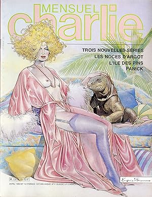 "MENSUEL CHARLIE N°13 (Avril 1983)" / Couverture par Eugenio SICOMORO