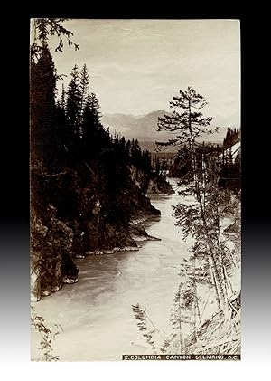 Circa 1890 Photograph of Columbia Canyon in the Selkirk Mountains of British Columbia