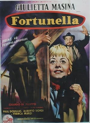 "FORTUNELLA" Réalisé par Eduardo DE FILIPPO d'après un scénario de Federico FELLINI en 1958 avec ...