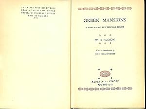 Green Mansions a romance of the tropical Forest