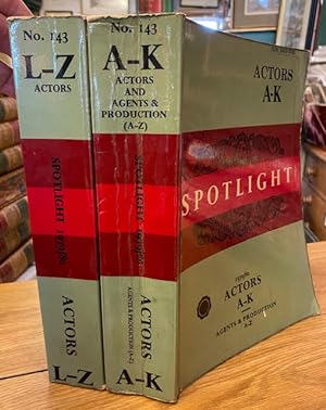 Spotlight Actors Edition 1979-80 Edition Actors A-K and L-Z in 2 Volumes