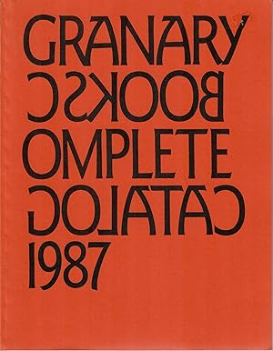 Complete Catalogue 1987 = Catalogue 21, Contemporary Fine Printing