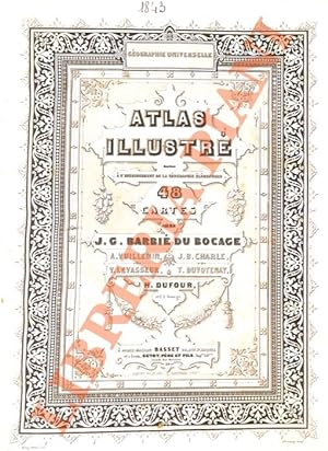 Atlas illustré destiné à l'enseignement de la géographie élémentaire: 48 cartes.