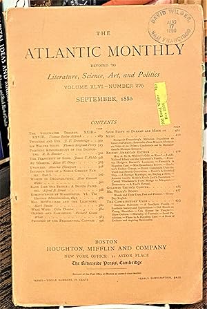 The Atlantic Monthly, September 1880