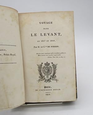 Voyage dans le Levant en 1817 et 1818
