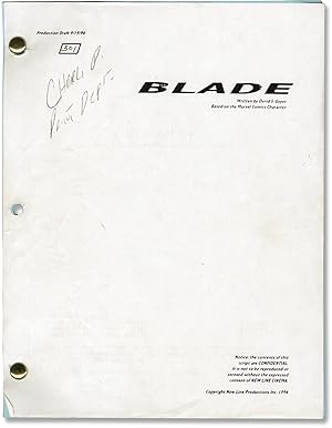 Blade (Original screenplay for the 1998 film)