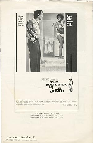 The Liberation of L.B. Jones (Original pressbook for the 1970 film)