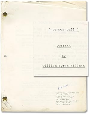 Campus Call (Original screenplay for an unproduced film, circa 1980s)