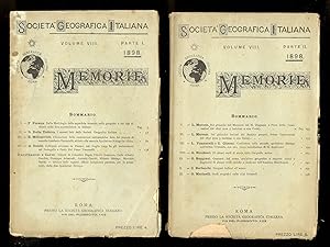Memorie. Volume VIII. Parte I [-Parte II]. 1898.