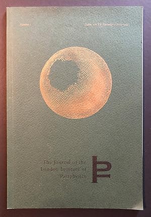 The Journal of the London Institute of 'Pataphysics Number 1, Sable 138 (The Comparative Anatomy ...
