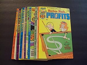 10 Iss Richie Rich Profits #12,26,31,35-41 Bronze Age Harvey Comics