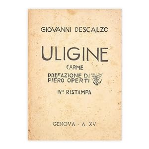 Giovanni Descalzo - Uligine - Autografato