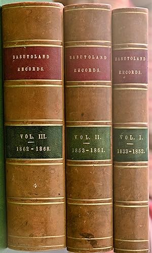 Basutoland records : Copies of official documents of various kinds, accounts of traveller, &c., c...