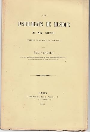 Les instruments de musique au XIVe siècle d'après Guillaume de Machaut