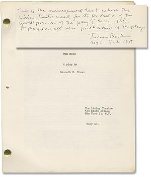 The Brig (Original script for the 1963 off-Broadway play)