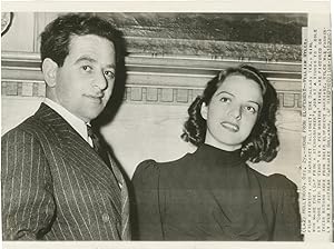 Original photograph of William Wyler and Margaret Tallichet, 1938