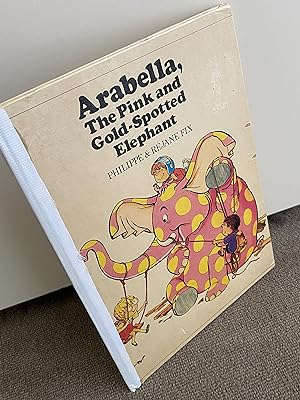 Arabella, the Pink and Gold Spotted Elephant