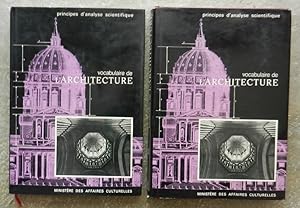 Vocabulaire de l'architecture. Principes d'analyse scientifique.