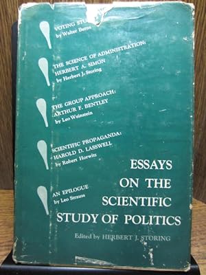 ESSAYS ON THE SCIENTIFIC STUDY OF POLITICS