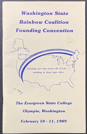 Washington State Rainbow Coalition founding convention: The Evergreen State College, Olympia, Was...