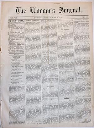THE WOMAN'S JOURNAL. VOL. VII. NO. 28. BOSTON, SATURDAY, JULY 8, 1876