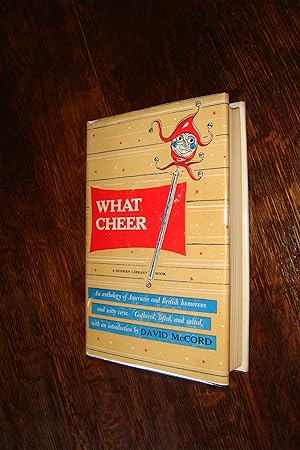 What Cheer (first Modern Library edition stated) ML# 190 An anthology of American & British verse