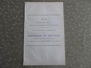 Cadastre abrégé #24 de la Seigneurie de Neuville appartenant à Charles et Eugène Larue et al., pr...