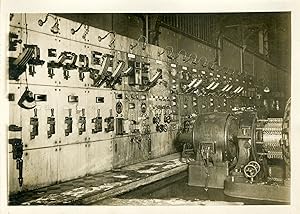 "Incendie à la Centrale électrique d' d'ISSY les MOULINEAUX 1931" Photo de presse originale G. DE...