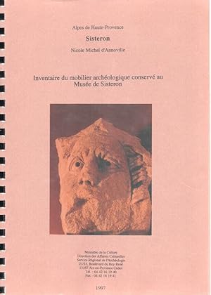 Inventaire du mobilier archéologique conservé au Musée de Sisteron
